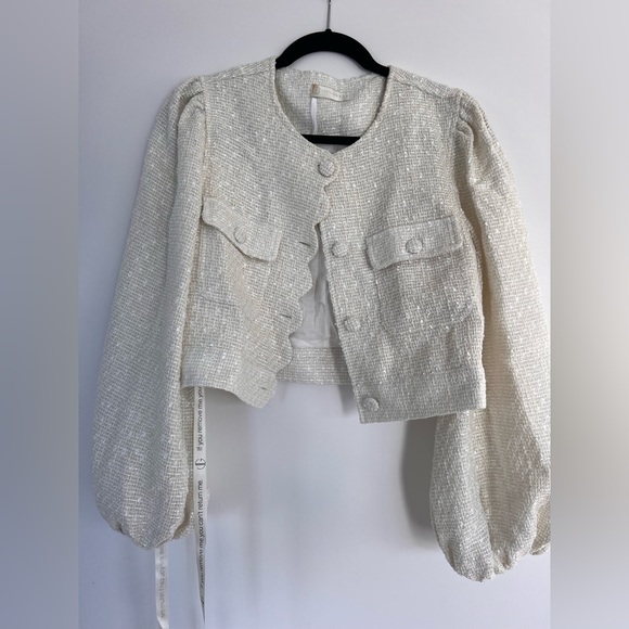 Vita grace adriana scallop top ivory size m - Picture 8 of 12